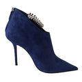Jimmy Choo Pop Blue Crystal-Strap Heeled Boots