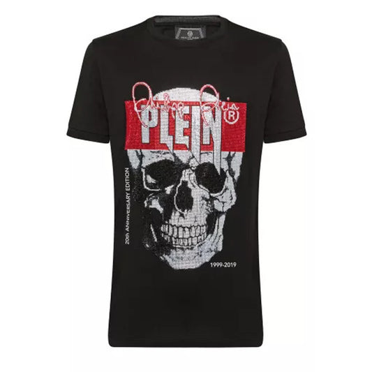 Philipp Plein - T-Shirt PLATINUM CUT ROUND NECK SKULL