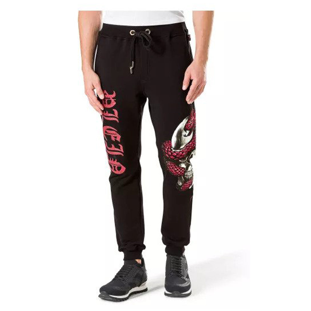 Philipp plein - Pantaloni tuta S74KB0201 MOTIVATION