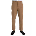 Prada - Beige Cashmere Men Straight Fit Dress Pants