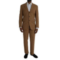 Prada - Brown Cashmere 2 Piece Single Breasted Suit