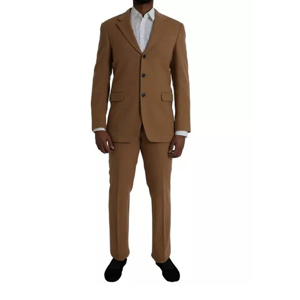 Prada - Brown Cashmere 2 Piece Single Breasted Suit