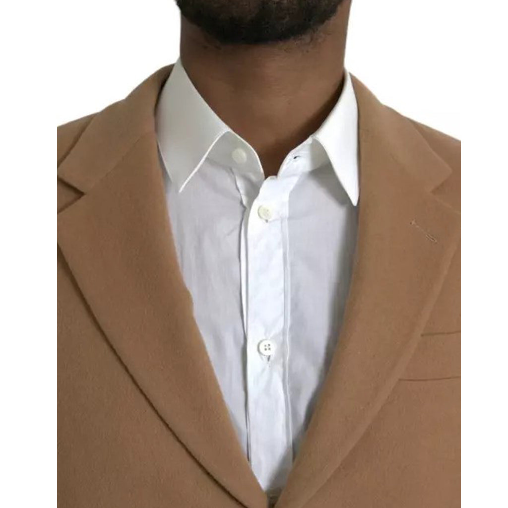 Prada - Brown Cashmere 2 Piece Single Breasted Suit