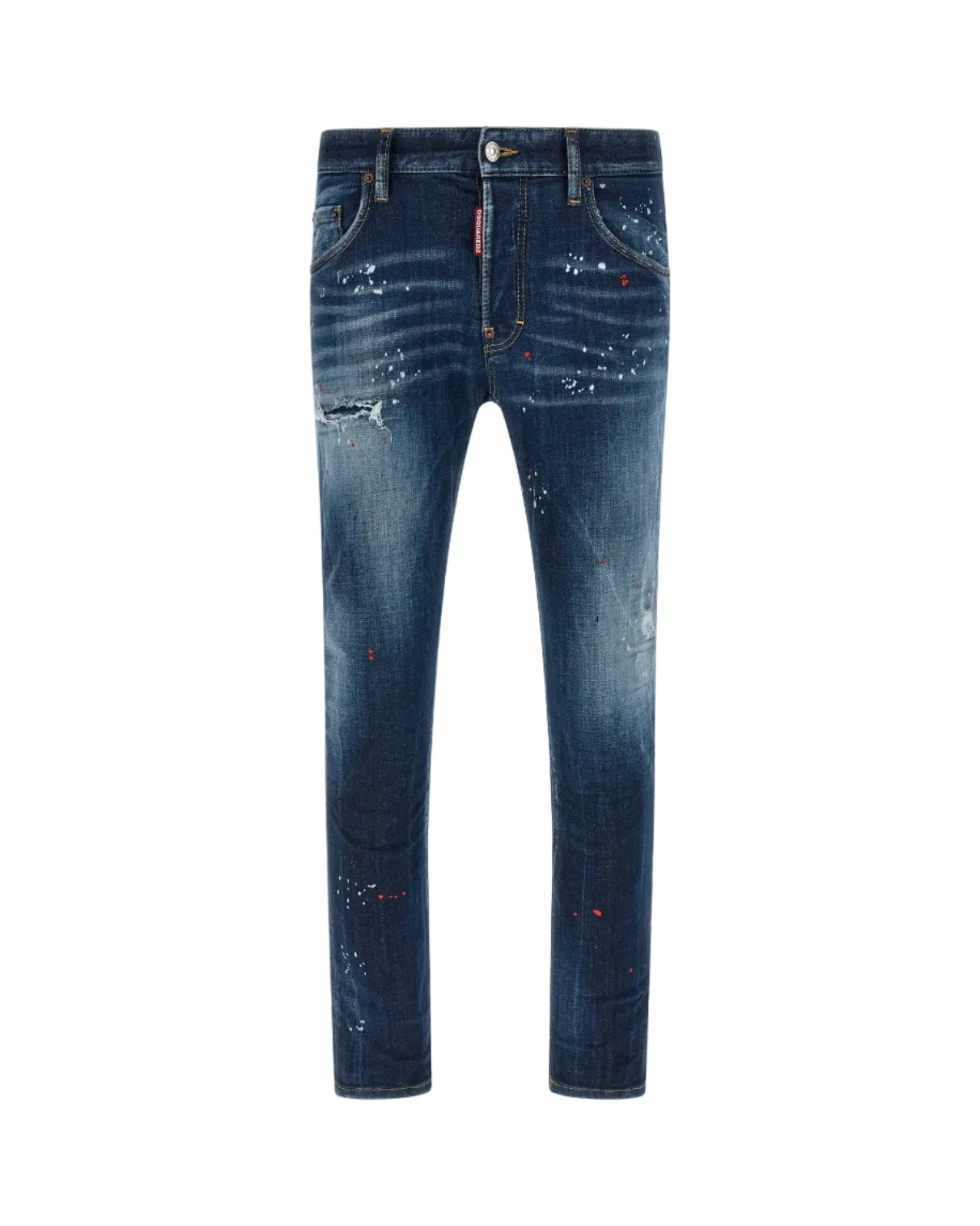 Dsquared2 – Skater Jeans Denim Used Effect Blu