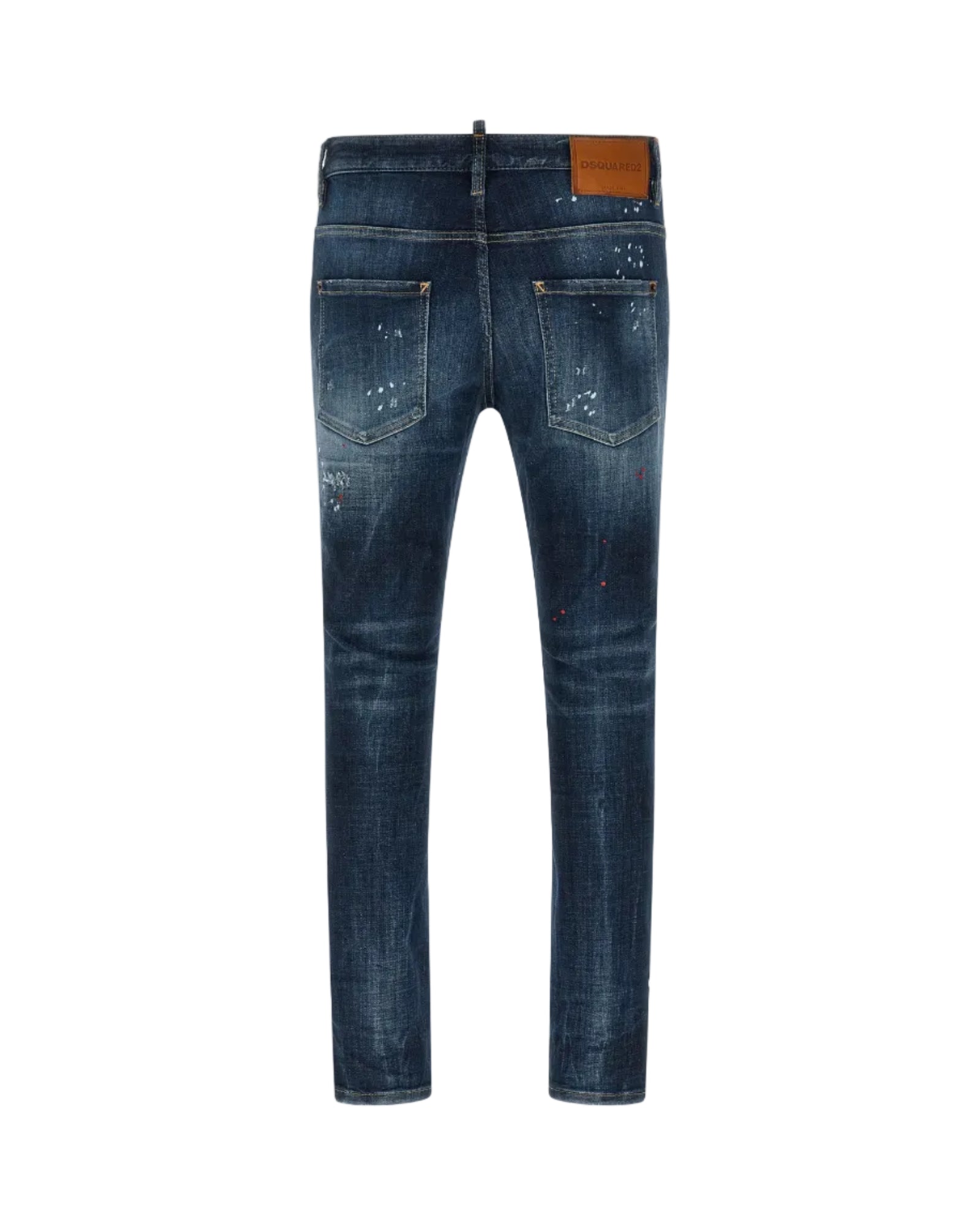 Dsquared2 – Skater Jeans Denim Used Effect Blu