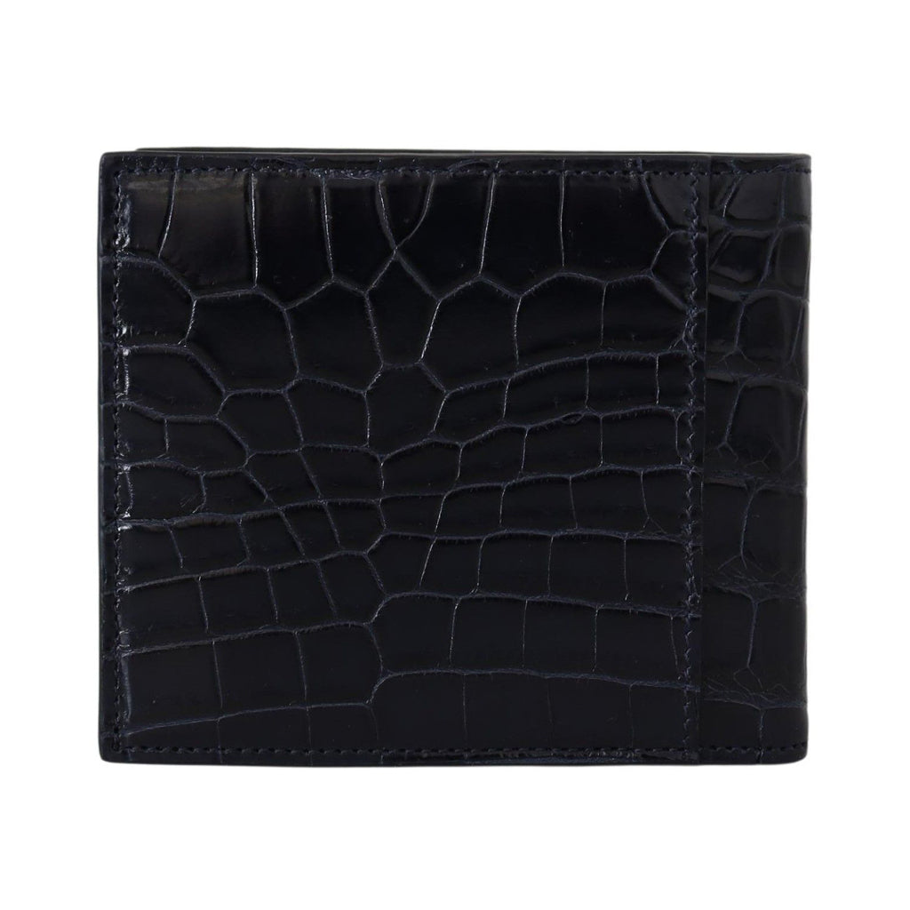 DOLCE & GABBANA Elegant Exotic Leather Bifold Wallet