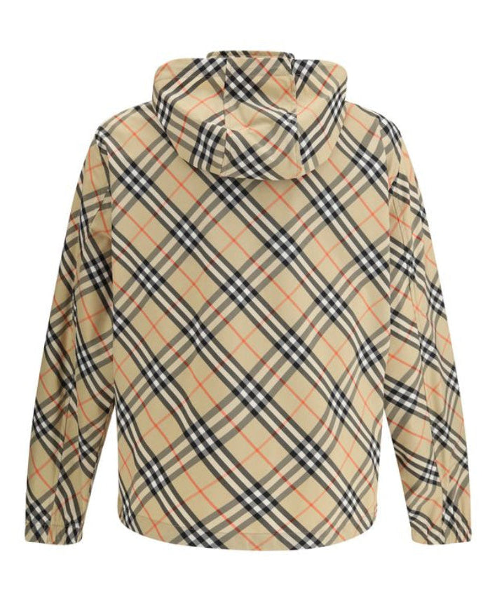 Burberry – Giacca Shell Multicolor - Motivo Check Rivisitato