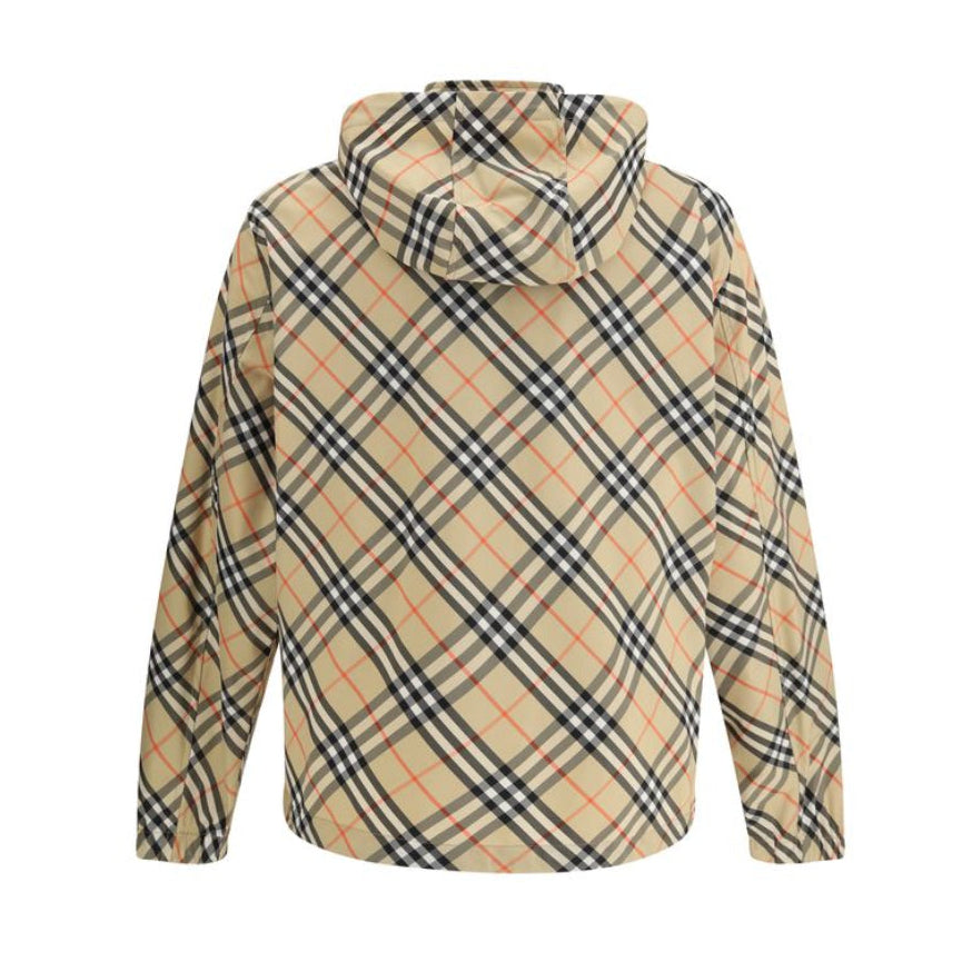 Burberry – Giacca Shell Multicolor - Motivo Check Rivisitato