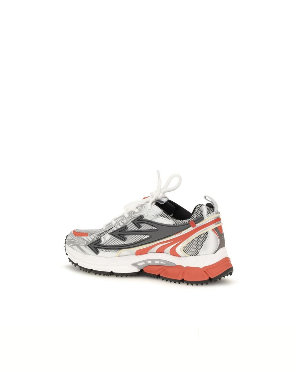 Off-White Be Right Back Sneakers Bianco, Argento e Arancio